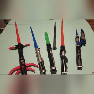 Colorful Toy Lightsabers Set